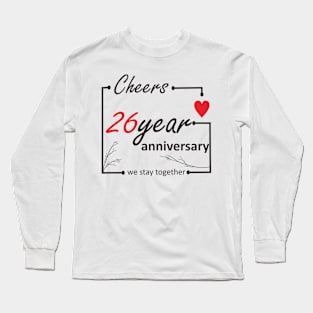 26 Year Anniversary Long Sleeve T-Shirt